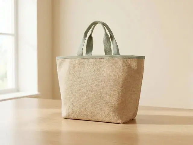 Jutetasche mit Logo-Druck