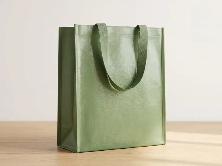 Printed PP woven bags made from laminated polypropylene fabric