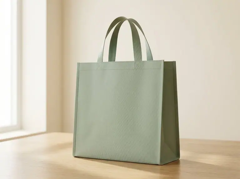 Bedruckte RPET Tasche aus laminiertem Woven-Gewebe aus recycelten PET-Flaschen